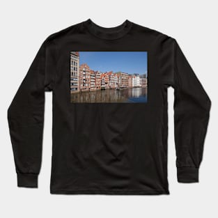 Nikolaifleet, half-timbered houses, Hamburg Long Sleeve T-Shirt